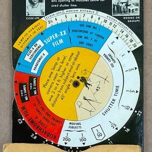 🧡 📸 Vintage Kodak exposure calculator 💚🎥